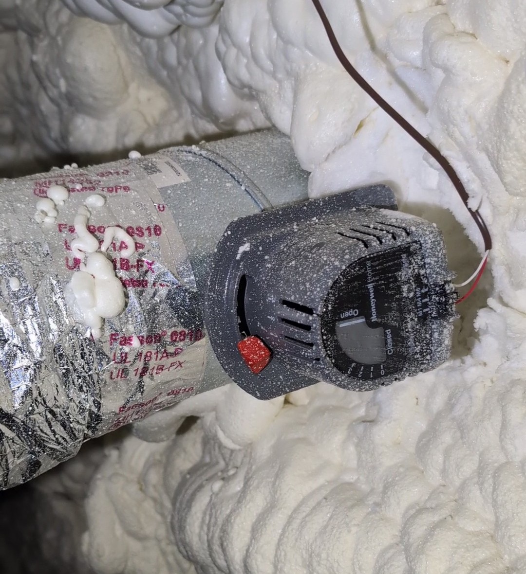Indian River Estates Custom Home HVAC: Proven 2026 Fort Pierce Rebuild 4 Fresh air mechanical ventilation installed in a spray-foamed custom home attic in Fort Pierce