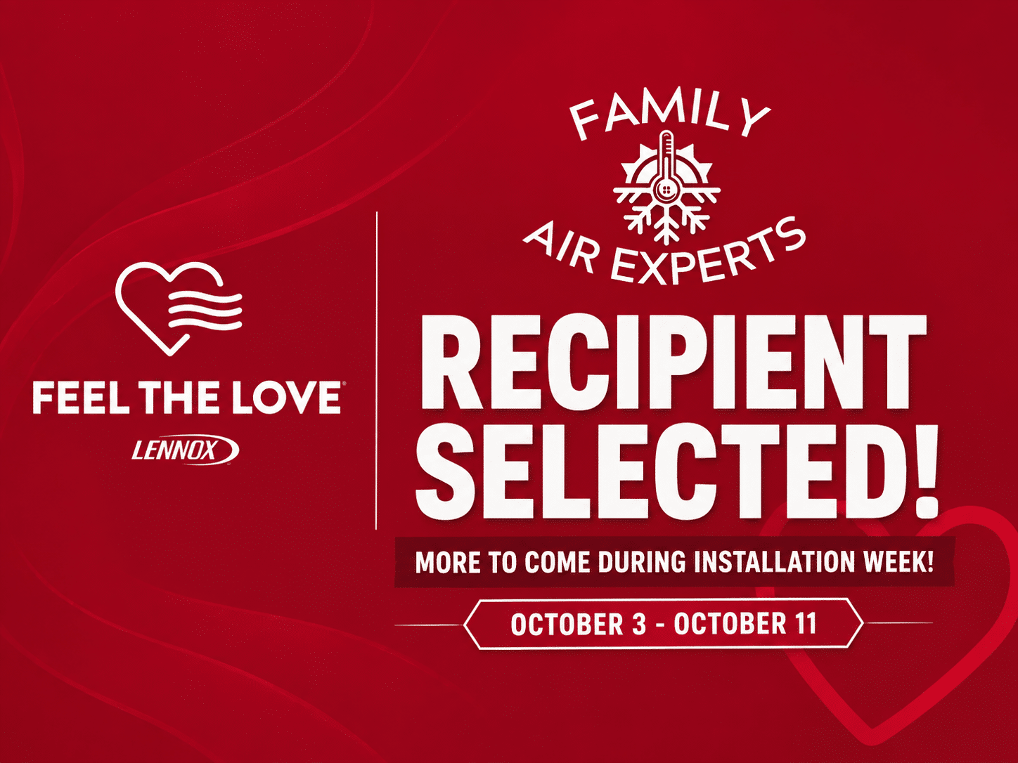 A Local Feel The Love Recipient Has Been Selected for 2026 1 feel the love recipient selected announcement